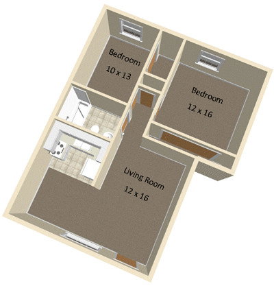Floor plan 1 for Campus Walk 427 Building