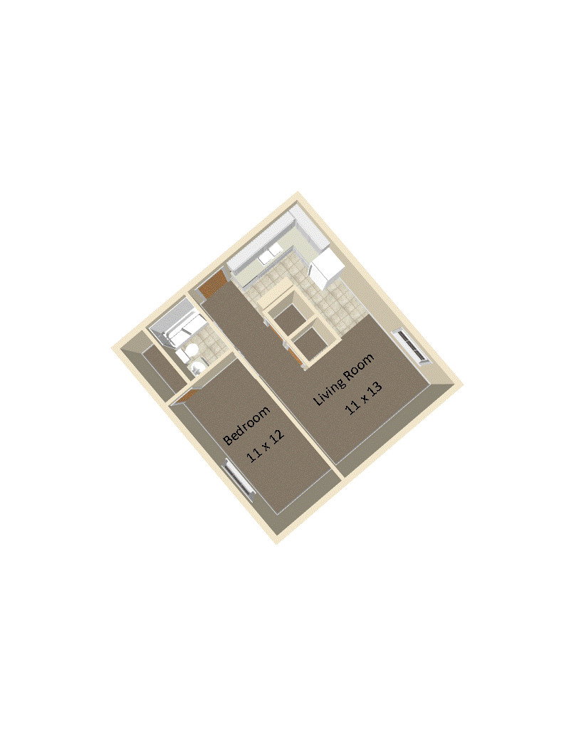 Floor plan 1 for Campus Walk Lincoln North