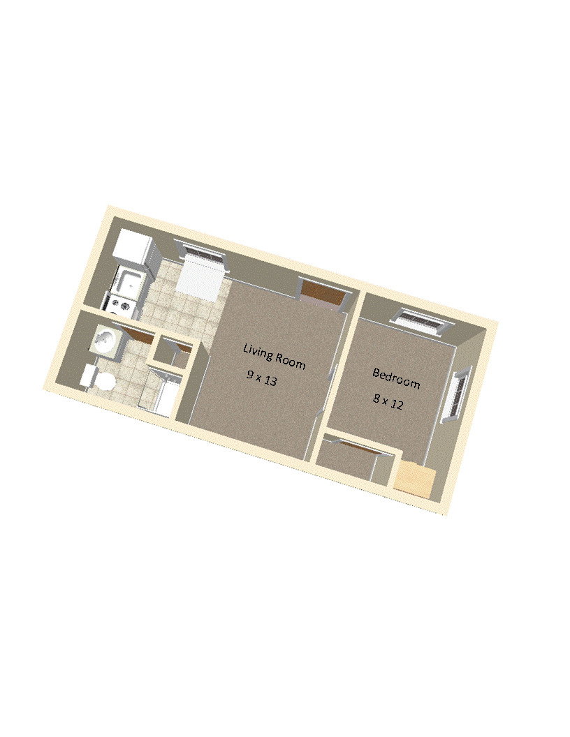 Floor plan 1 for Campus Walk South