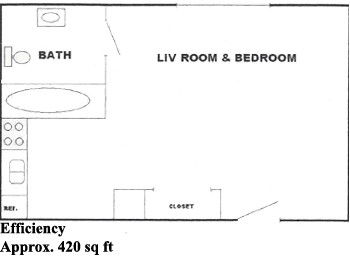 Floor plan 1 for Campus Walk University Square