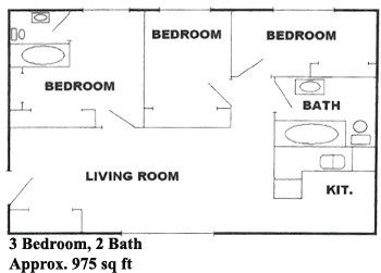 Floor plan 1 for Campus Walk University Square